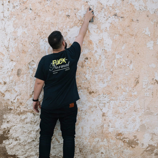 FUCK NORMAL TEE - BLACK