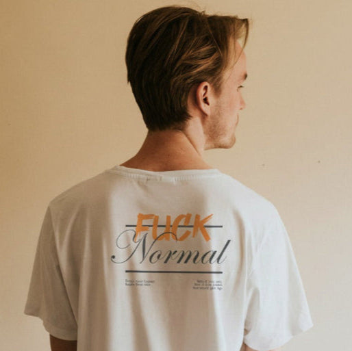FUCK NORMAL TEE - WHITE