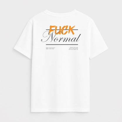 FUCK NORMAL TEE - WHITE