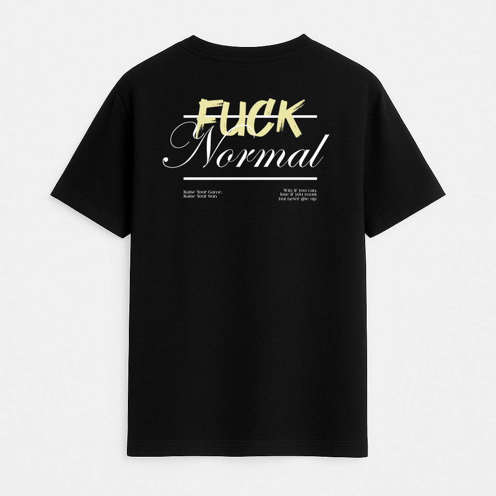 FUCK NORMAL TEE - BLACK